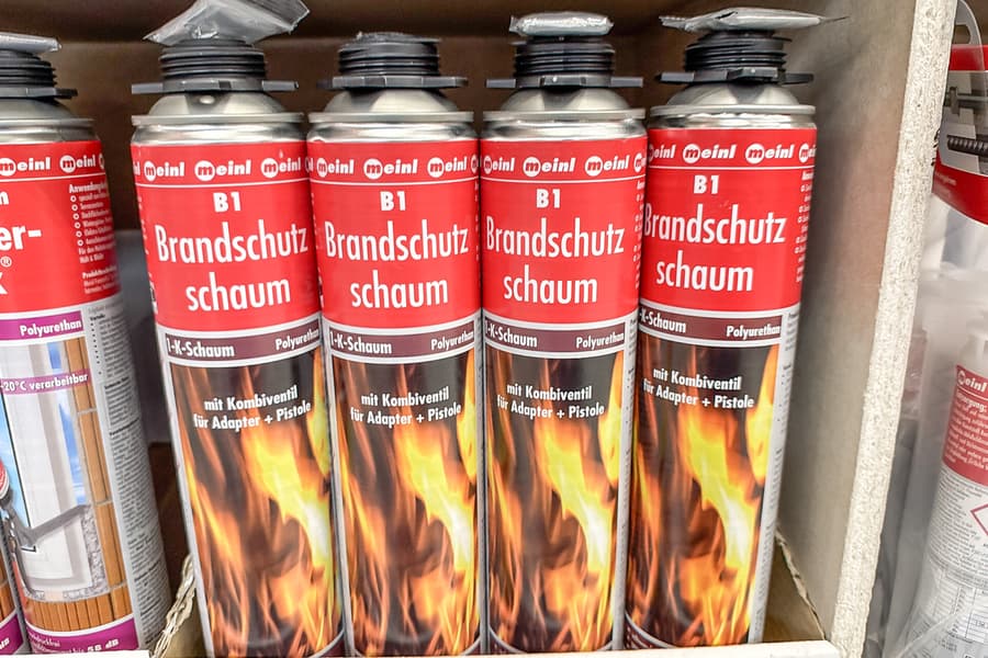 4 Kartuschen Pistolenschaum B1 Brandschutzschaum Meinl